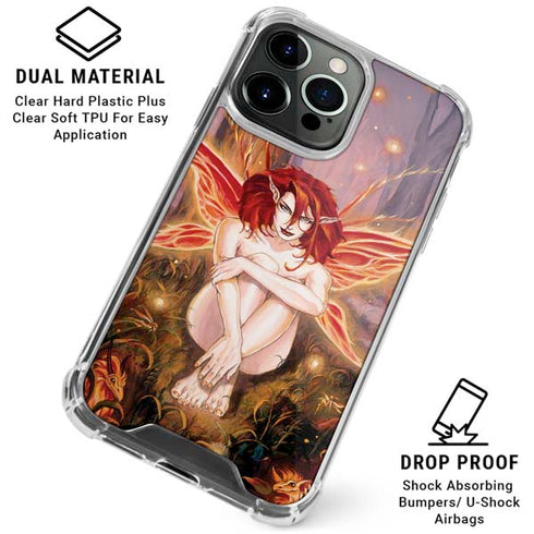 Ember Fire Fairy by Ruth Thompson iPhone 16 Pro Clear Case